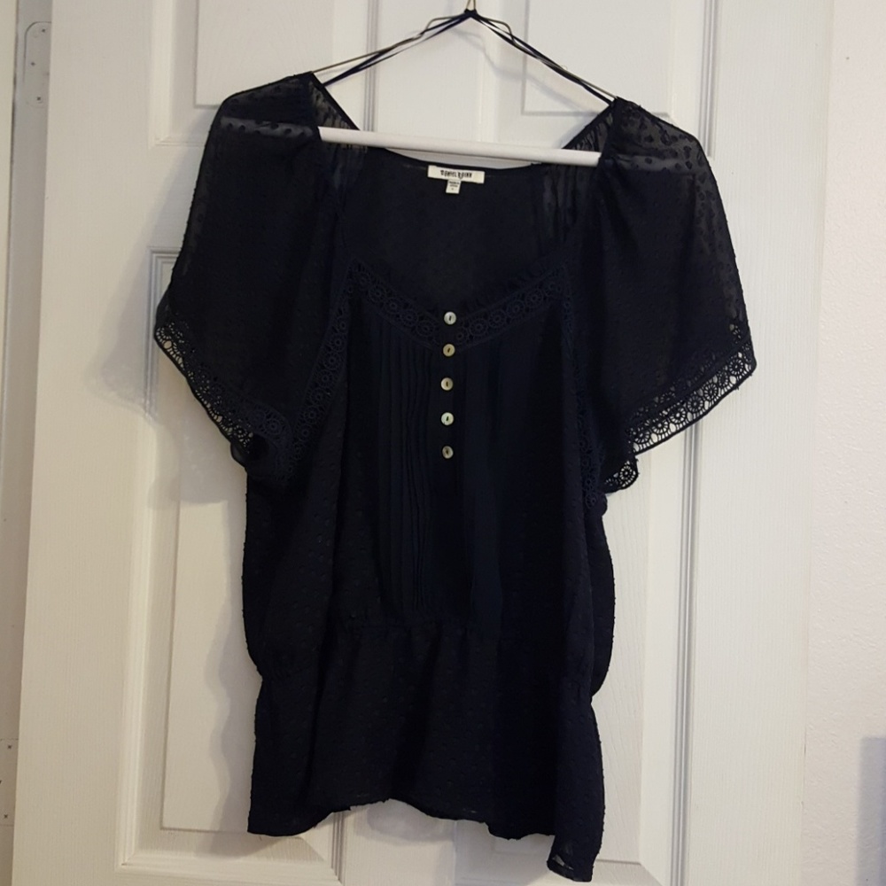 Lacey sheer top
